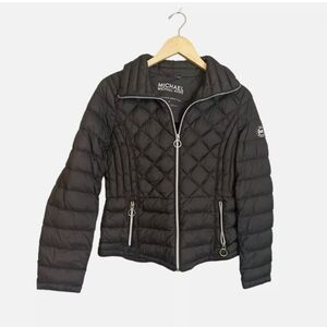 Michael Kors Black Quilted Puffer Jacket